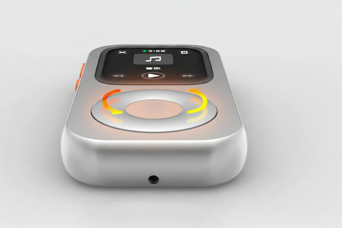 Front-facing RePod C1 with a compatible Apple Watch installed